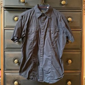 Men’s Guess Short Sleeve Western Shirt Size M